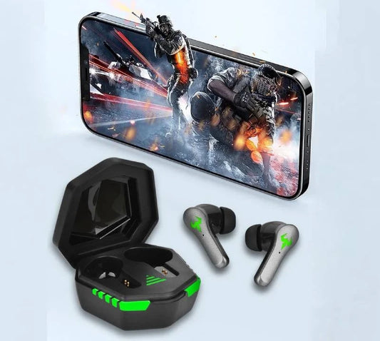 Wireless Gaming Headset with Noise Reduction and Mic - N35 Bluetooth 5.2 Earbuds